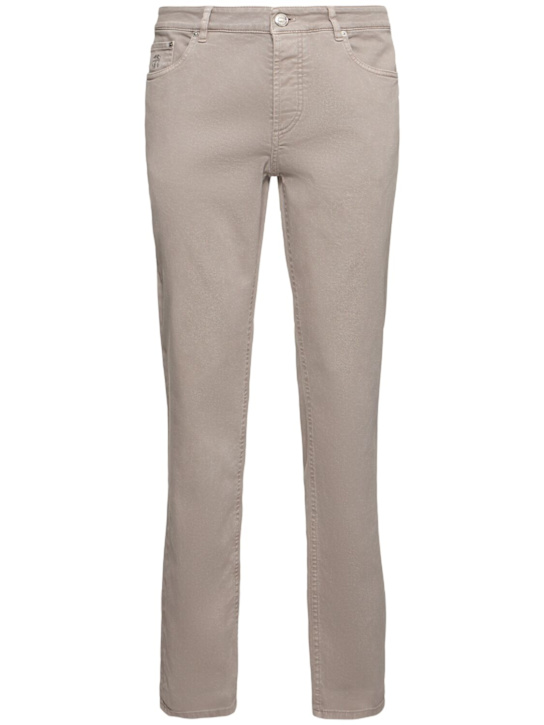 Brunello Cucinelli: Bull denim pants - Spago - men_0 | Luisa Via Roma
