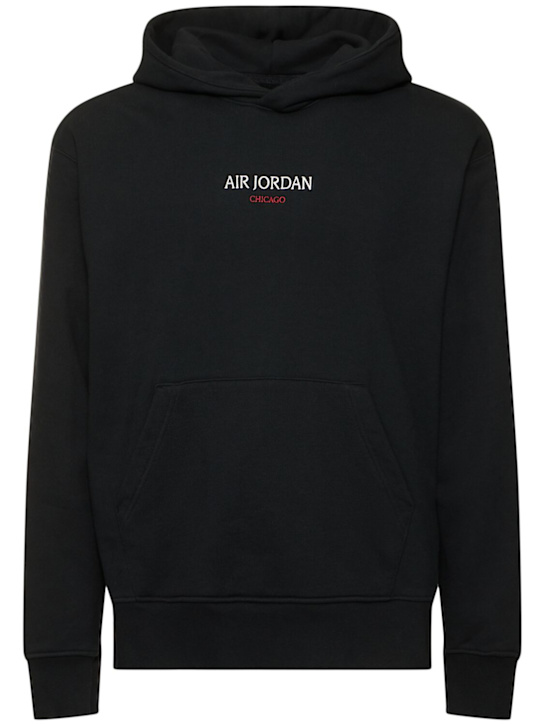 Jordan: Air Jordan cotton sweatshirt hoodie - men_0 | Luisa Via Roma