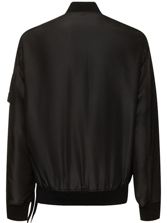 Ann Demeulemeester: Dries technical bomber jacket - Black - men_3 | Luisa Via Roma