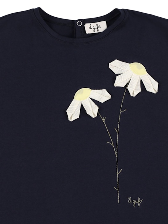 Il Gufo: ストレッチコットンジャージーワンピース - kids-girls_1 | Luisa Via Roma