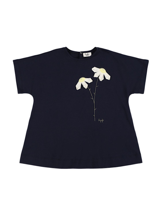 Il Gufo: ストレッチコットンジャージーワンピース - kids-girls_0 | Luisa Via Roma