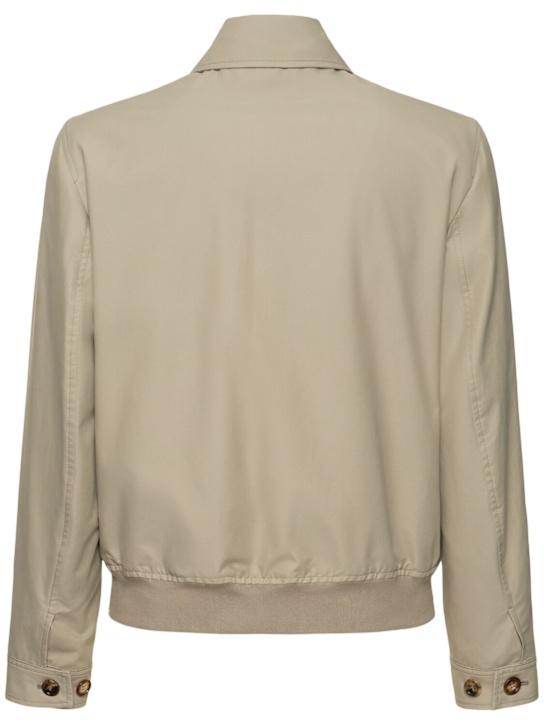Brunello Cucinelli: Cotton & nylon jacket - Kaky - men_3 | Luisa Via Roma