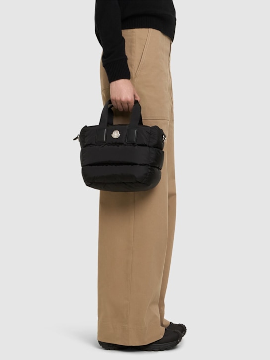 Moncler: Mini Caradoc water-repellent tote bag - women_1 | Luisa Via Roma