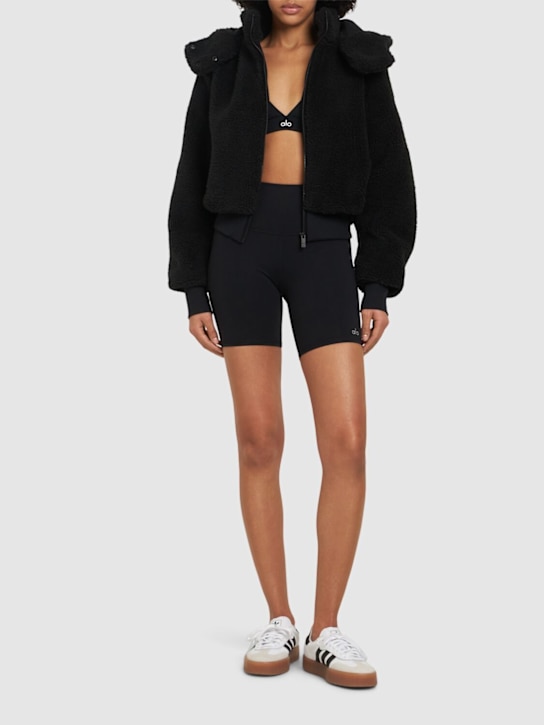 Alo Yoga: Foxy sherpa jacket - women_1 | Luisa Via Roma