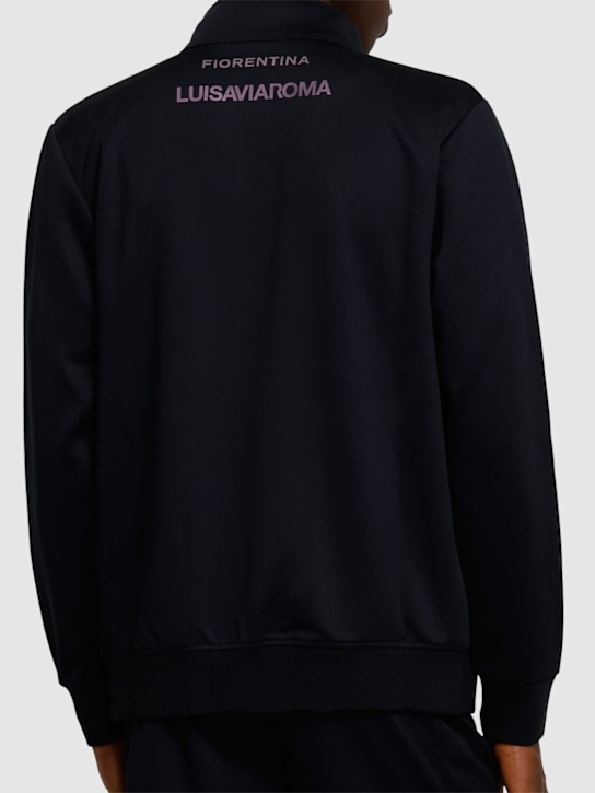 Kappa: Atrisoy LVR Fiorentina sweatshirt - Black - men_2 | Luisa Via Roma