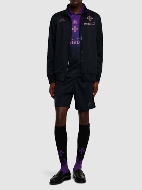 Kappa: Atrisoy LVR Fiorentina sweatshirt - Black - men_1 | Luisa Via Roma