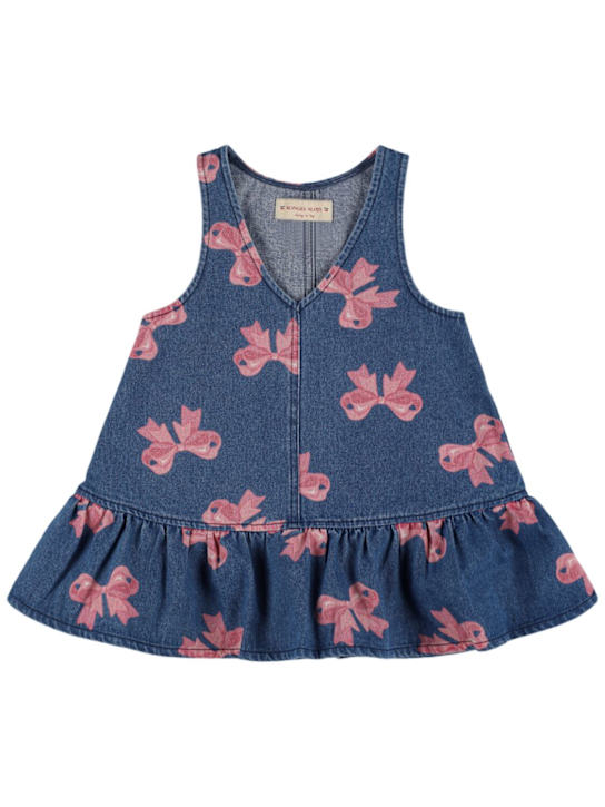 Konges Sløjd: Vestito in denim di cotone stampato - kids-girls_0 | Luisa Via Roma