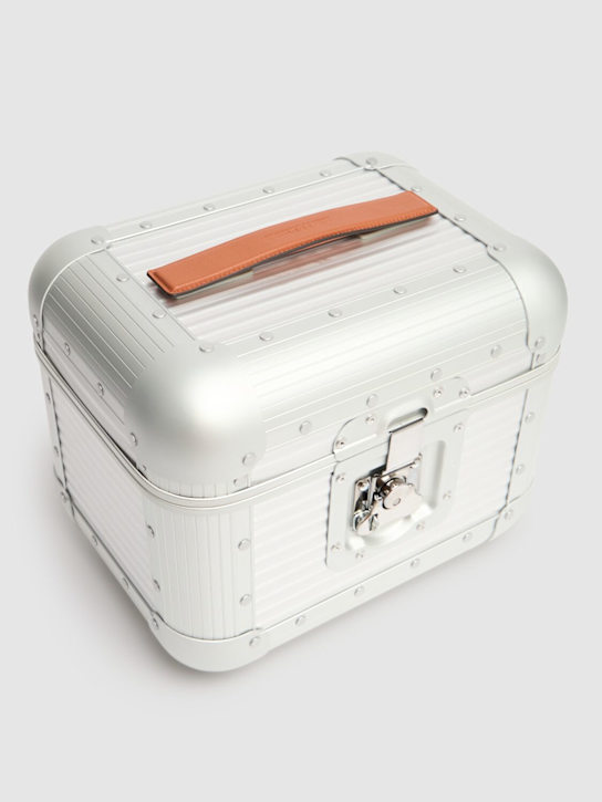 FPM Milano: Moonlight Silver Vanity Case - men_1 | Luisa Via Roma