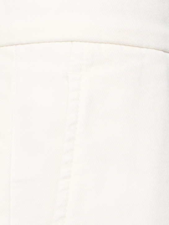 Brunello Cucinelli: Cotton Bermuda shorts - Neve - men_4 | Luisa Via Roma