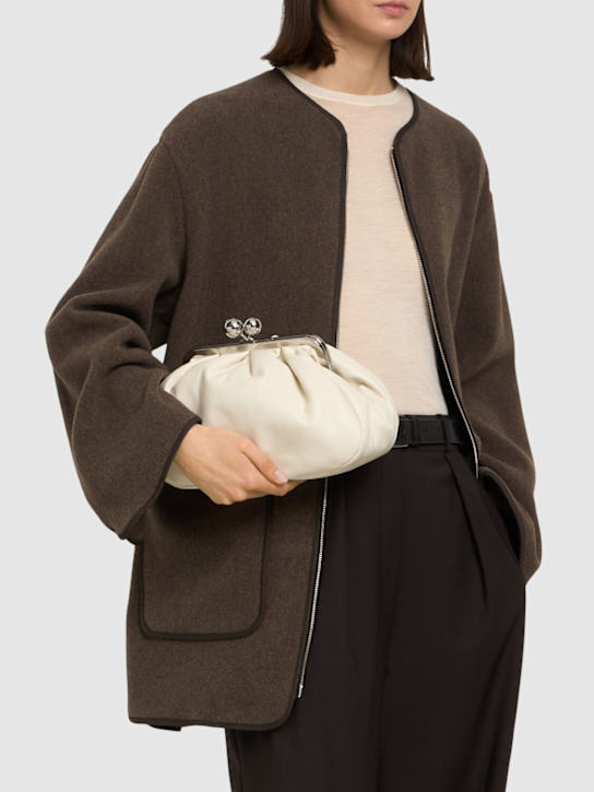 Weekend Max Mara: Cubico leather clutch - women_1 | Luisa Via Roma