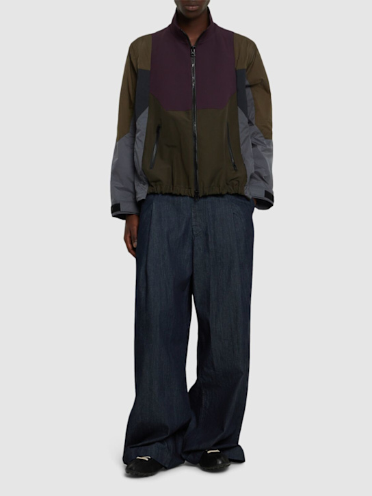Sacai: Nylon twill jacket - men_1 | Luisa Via Roma