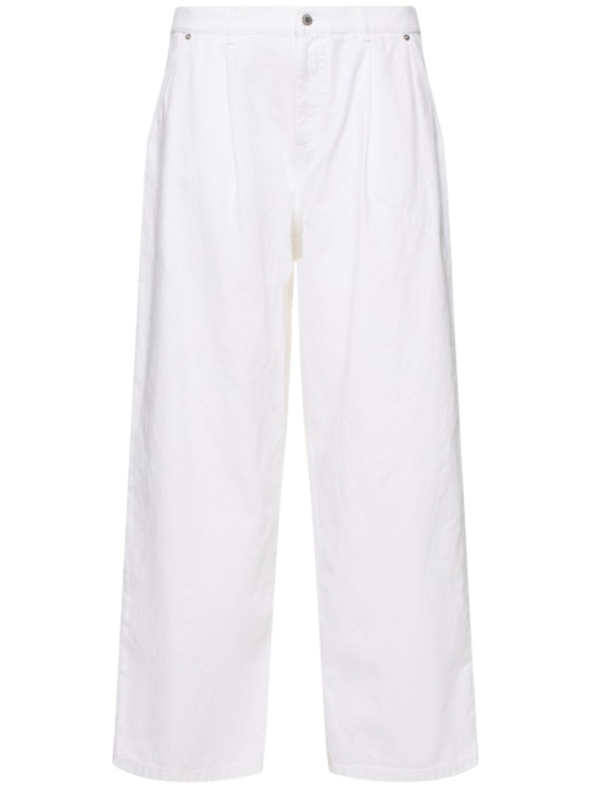 Moschino: Relaxed pleated pants - men_0 | Luisa Via Roma