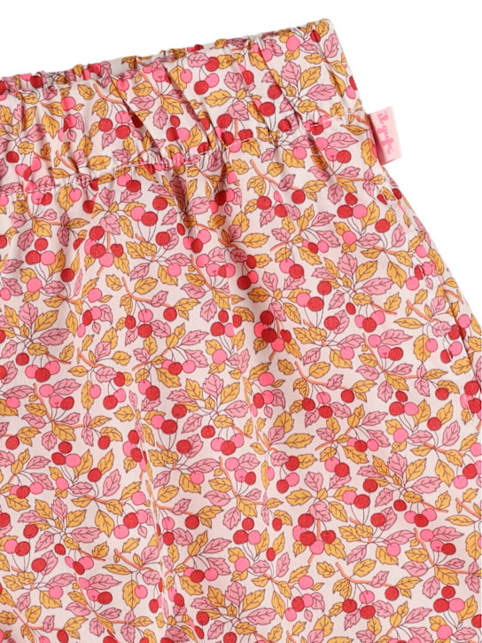 Il Gufo: Shorts in popeline di cotone stampato - kids-girls_1 | Luisa Via Roma