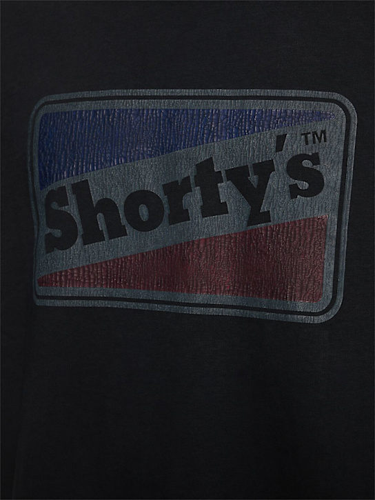 Pleasures: Box logo heavyweight t-shirt - Black - men_4 | Luisa Via Roma
