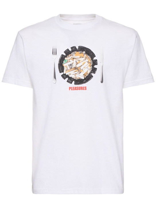 Pleasures: Dinner printed t-shirt - men_0 | Luisa Via Roma