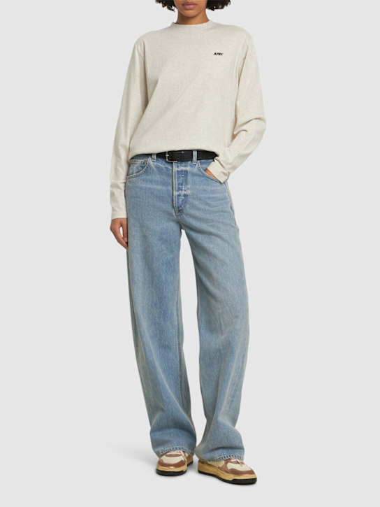 Autry: Long sleeve t-shirt - Melange - women_1 | Luisa Via Roma