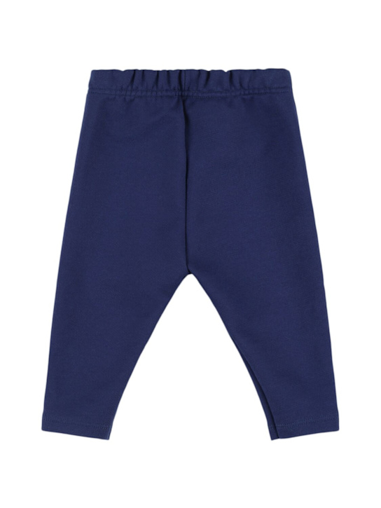 Petit Bateau: Cotton jersey pants - Blue - kids-boys_2 | Luisa Via Roma