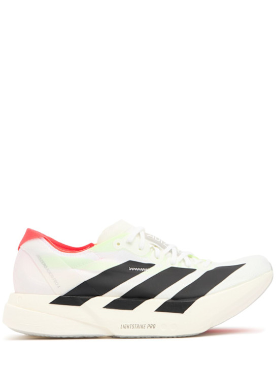 adidas Originals: Adizero Adios Pro 4 sneakers - White - men_0 | Luisa Via Roma
