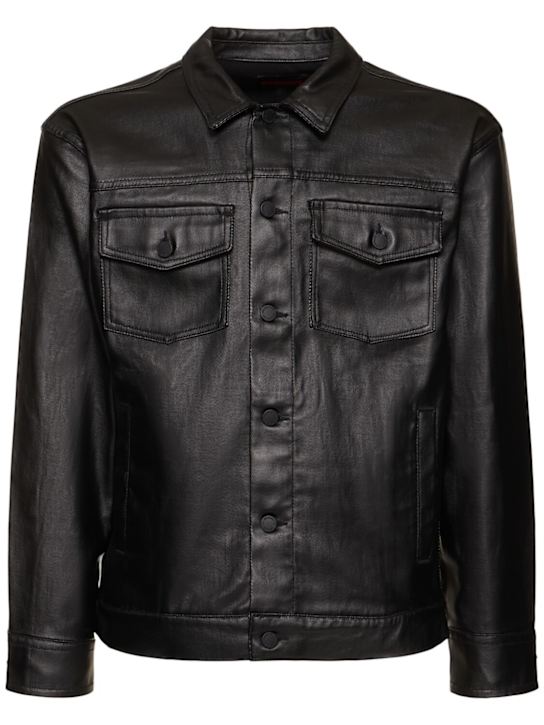 Pleasures: Latex trucker jacket - men_0 | Luisa Via Roma
