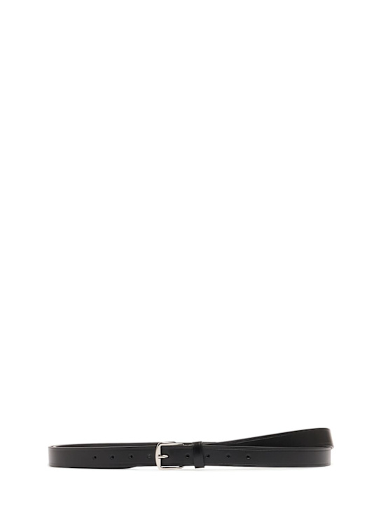 Ann Demeulemeester: 2.5 cm long leather belt - men_0 | Luisa Via Roma
