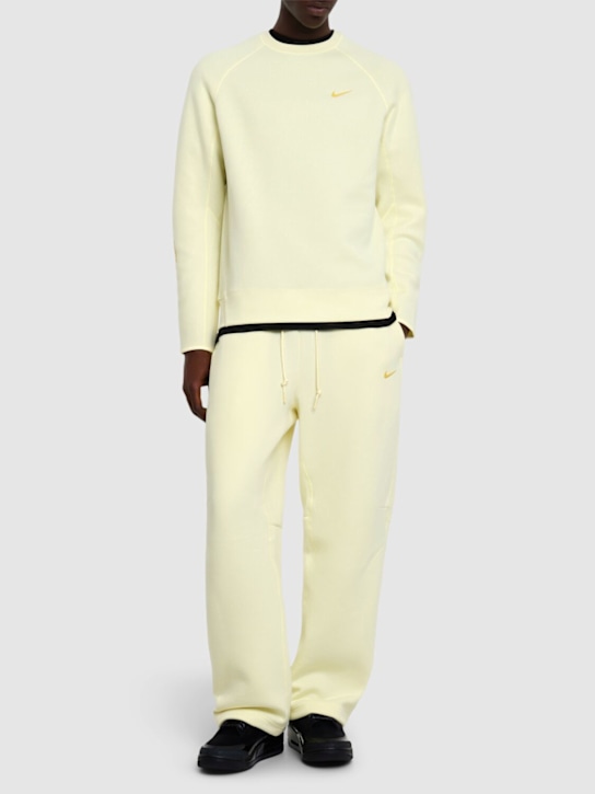 Nike: NOCTA Tech Fleece crewneck sweatshirt - men_1 | Luisa Via Roma