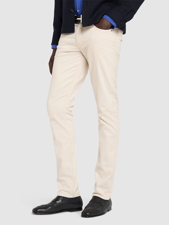 Tom Ford: Gigi twisted band leather loafers - Black - men_1 | Luisa Via Roma