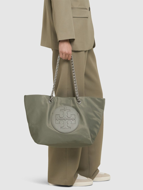 Tory Burch: Ella Chain nylon tote bag - women_1 | Luisa Via Roma