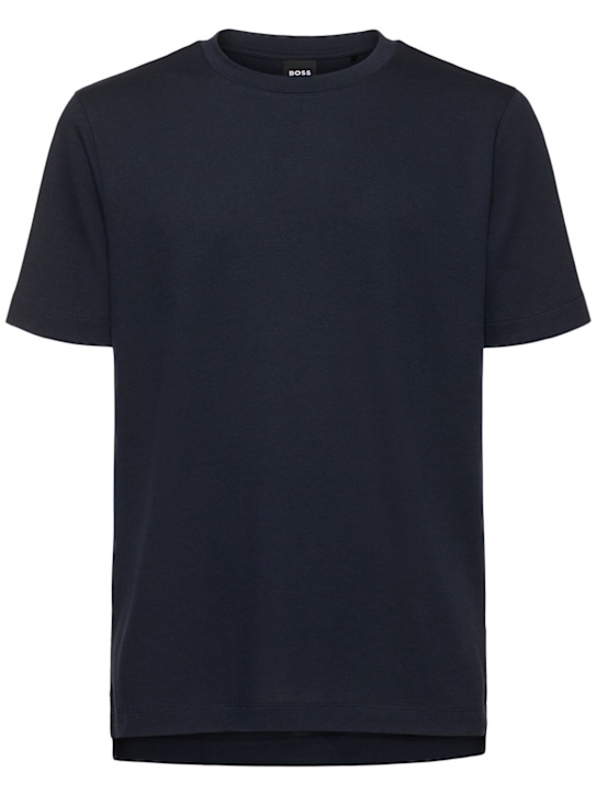 Boss: Thompson リヨセル＆コットンTシャツ - men_0 | Luisa Via Roma