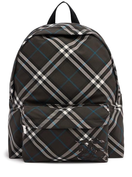 Burberry: Rucksack mit Karos „Essential“ - men_0 | Luisa Via Roma
