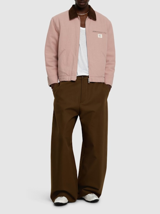Dunst: Unisex vintage work jacket - Dusy Pink - men_1 | Luisa Via Roma