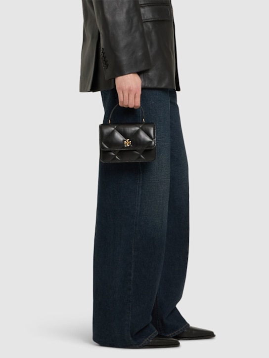 Tory Burch: Mini Kira Diamond quilted top handle bag - women_1 | Luisa Via Roma