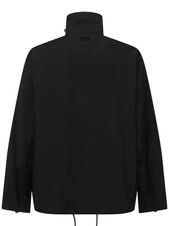 Y-3: Giacca Coach - Nero - men_3 | Luisa Via Roma