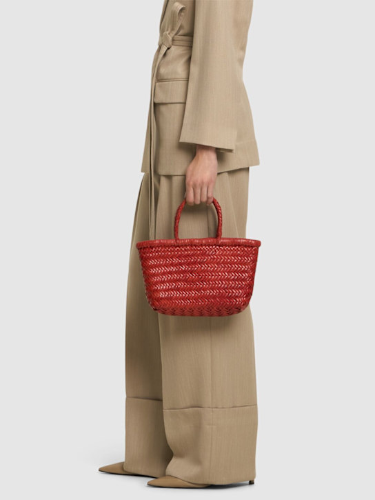 Dragon Diffusion: Mini Flat Gora レザーバスケットバッグ - women_1 | Luisa Via Roma