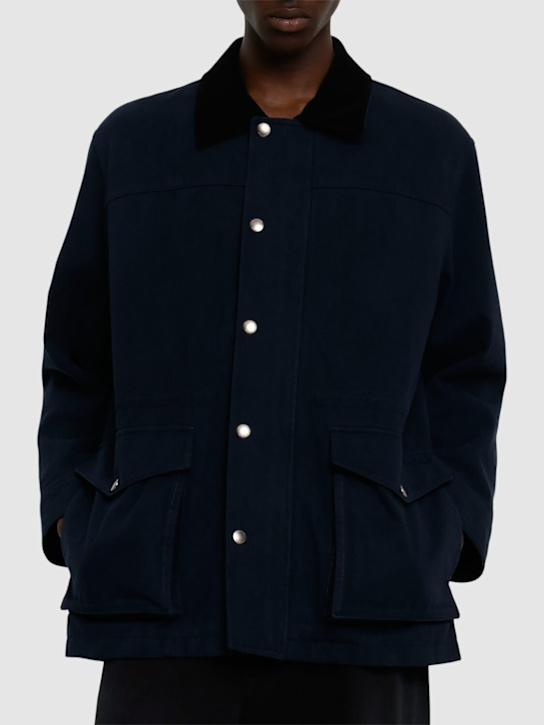 Dunst: Unisex vintage work jacket - Navy - men_2 | Luisa Via Roma