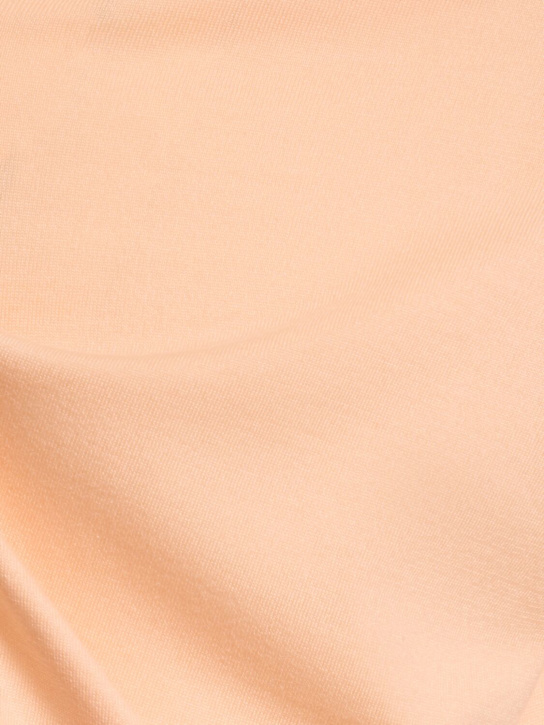 Brunello Cucinelli: Cotton short sleeve polo - Papaya - men_4 | Luisa Via Roma