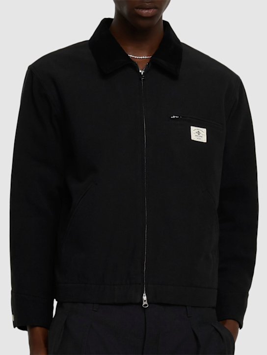 Dunst: Unisex vintage work jacket - Black - men_2 | Luisa Via Roma