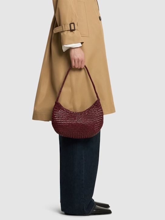 Dragon Diffusion: Nova Luna leather shoulder bag - Bordeaux - women_1 | Luisa Via Roma