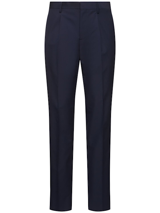 Lardini: Wool & cotton pleated pants - men_0 | Luisa Via Roma