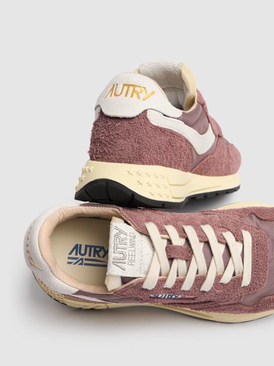 Autry: Reelwind Low sneakers - Wht/Tprose - women_3 | Luisa Via Roma
