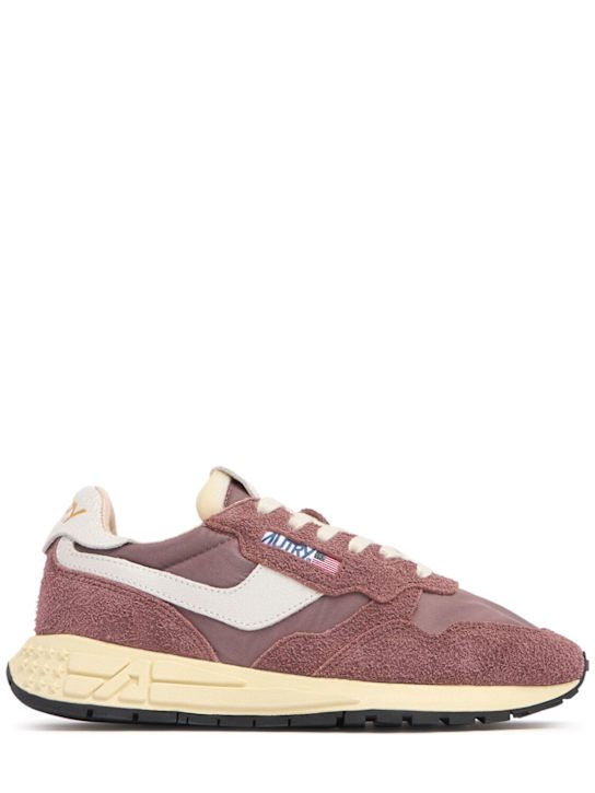 Autry: Reelwind Low sneakers - Wht/Tprose - women_0 | Luisa Via Roma