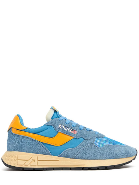Autry: Reelwind Low sneakers - Blue - men_0 | Luisa Via Roma