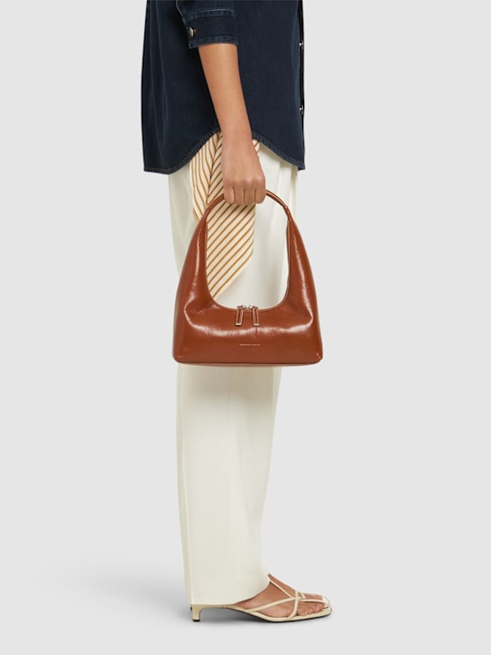 MARGESHERWOOD: Hobo crinkled leather shoulder bag - women_1 | Luisa Via Roma