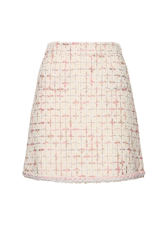 Bouclé mini skirt - Thumbnail 1