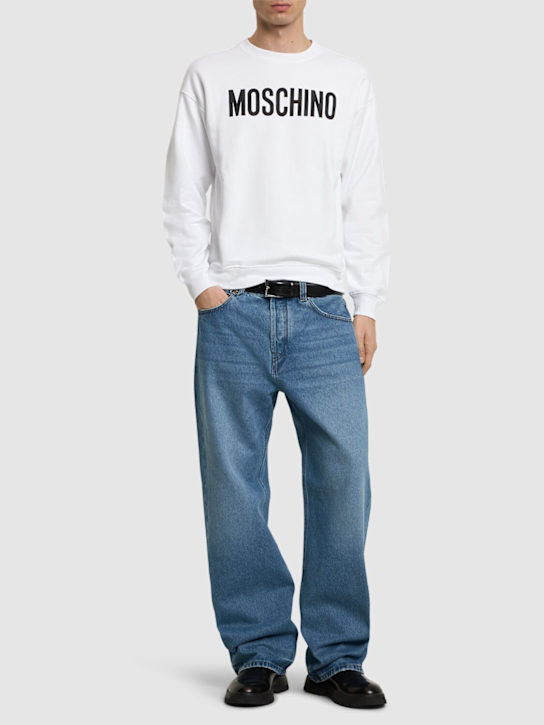 Moschino: Institutional sweatshirt - men_1 | Luisa Via Roma