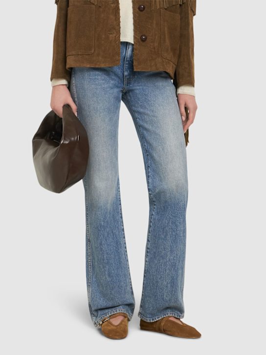 Le Monde Beryl: 10mm Claudia suede ballerina flats - women_1 | Luisa Via Roma