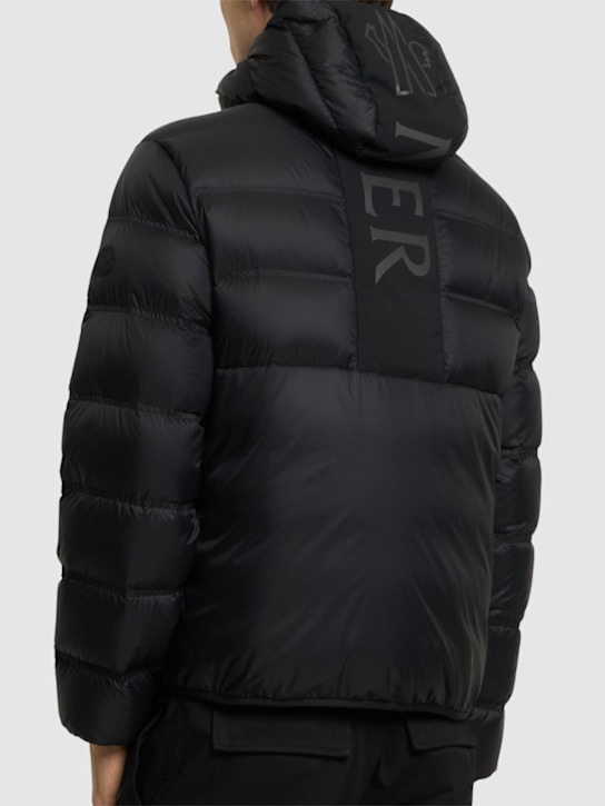 Moncler: Gardy nylon down jacket - Black - men_2 | Luisa Via Roma