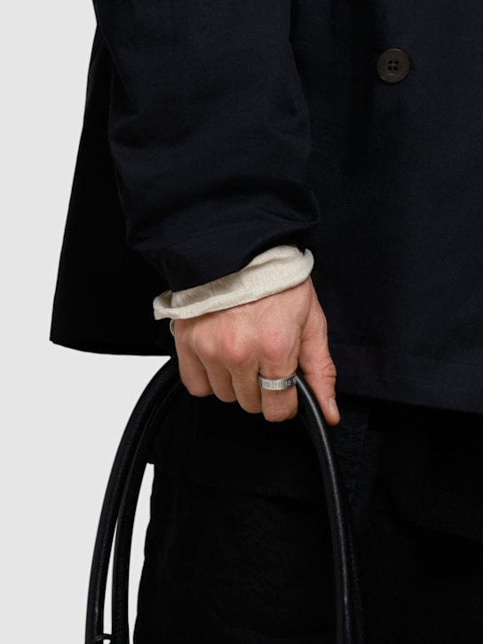 Maison Margiela: 6.5mm Number Collection ring - men_1 | Luisa Via Roma