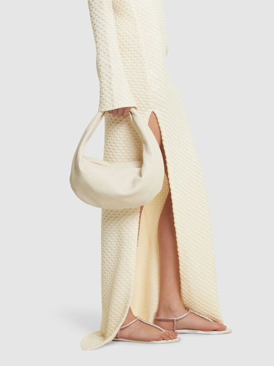 René Caovilla: 10mm Diana satin thong sandals - women_1 | Luisa Via Roma