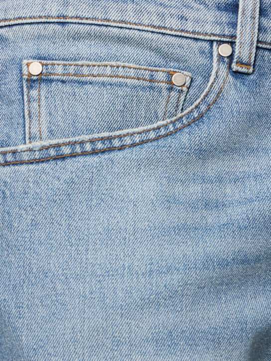 Lardini: Stretch cotton denim jeans - Blue - men_4 | Luisa Via Roma