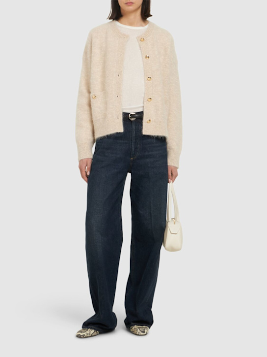 ANINE BING: Bobbie alpaca blend cardigan - women_1 | Luisa Via Roma